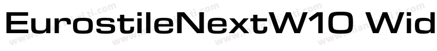 EurostileNextW10 WideSemiBd字体转换